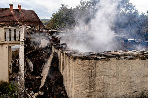 Professional Fire Damage Repair technician working in Wallingford, PA